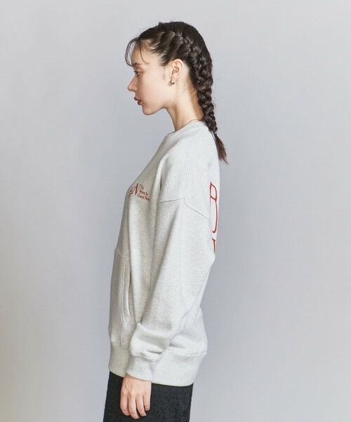 BEAUTY&YOUTH UNITED ARROWS / ビューティー&ユース ユナイテッドアローズ スウェット | 【別注】＜＋81BRANCA＞ロゴスウェット プルオーバー | 詳細14