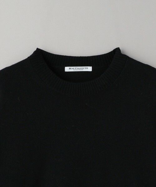 BEAUTY&YOUTH UNITED ARROWS / ビューティー&ユース ユナイテッドアローズ ニット・セーター | ウールカシミヤ天竺 クルーネック ニット プルオーバー -ウォッシャブル- | 詳細6