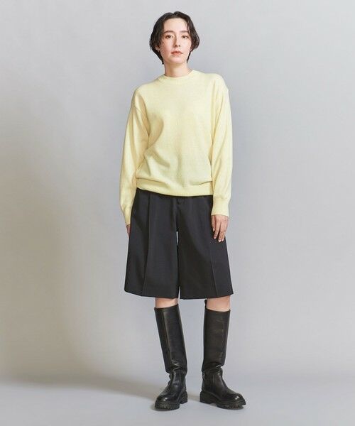 BEAUTY&YOUTH UNITED ARROWS / ビューティー&ユース ユナイテッドアローズ ニット・セーター | ウールカシミヤ天竺 クルーネック ニット プルオーバー -ウォッシャブル- | 詳細20