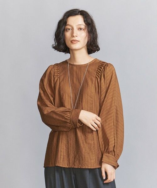 BEAUTY&YOUTH UNITED ARROWS / ビューティー&ユース ユナイテッドアローズ シャツ・ブラウス | 【WEB限定】ピンタックドルマンスリーブ ブラウス | 詳細11