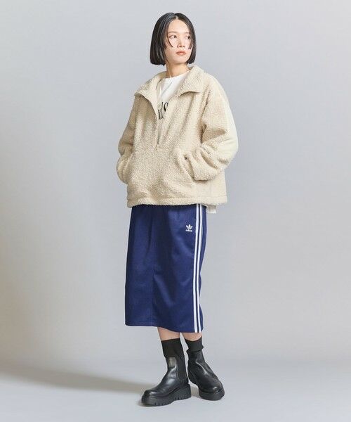 BEAUTY&YOUTH UNITED ARROWS / ビューティー&ユース ユナイテッドアローズ ミニ・ひざ丈スカート | 【国内EXCLUSIVE】＜adidas Originals＞ベッケンバウアー スカート | 詳細8