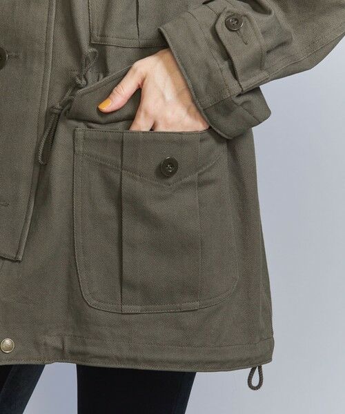 BEAUTY&YOUTH UNITED ARROWS / ビューティー&ユース ユナイテッドアローズ ミリタリージャケット・コート | 【別注】＜ARMY TWILL＞ミリタリーフードコート | 詳細16