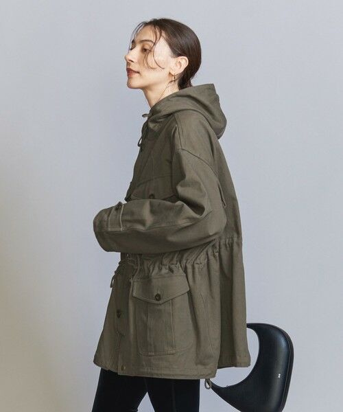 BEAUTY&YOUTH UNITED ARROWS / ビューティー&ユース ユナイテッドアローズ ミリタリージャケット・コート | 【別注】＜ARMY TWILL＞ミリタリーフードコート | 詳細9