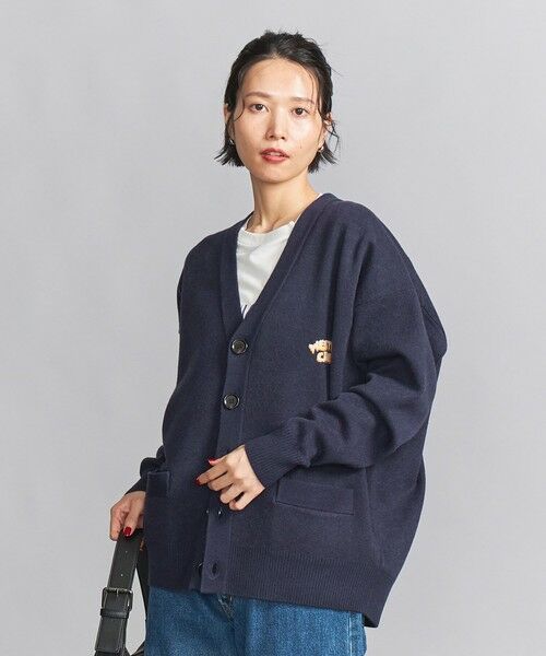 BEAUTY&YOUTH UNITED ARROWS / ビューティー&ユース ユナイテッドアローズ カーディガン・ボレロ | 【別注】＜ST.JHONES 3RD CLUB＞ニット カーディガン | 詳細1