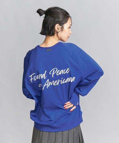 BEAUTY&YOUTH UNITED ARROWS / ビューティー&ユース ユナイテッドアローズ Tシャツ | ＜Americana＞オーバーサイズ ロングスリーブ Tシャツ | 詳細2