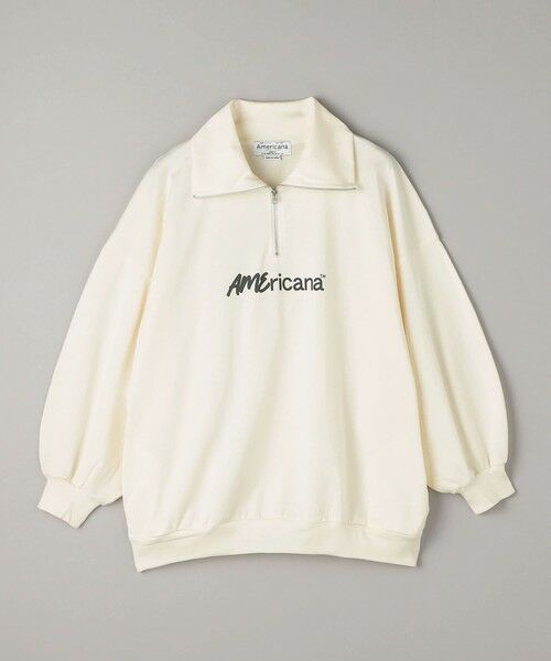 BEAUTY&YOUTH UNITED ARROWS / ビューティー&ユース ユナイテッドアローズ Tシャツ | ＜Americana＞ハーフジップ トップス | 詳細7