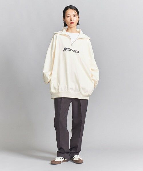 BEAUTY&YOUTH UNITED ARROWS / ビューティー&ユース ユナイテッドアローズ Tシャツ | ＜Americana＞ハーフジップ トップス | 詳細3