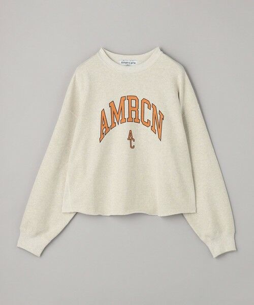 BEAUTY&YOUTH UNITED ARROWS / ビューティー&ユース ユナイテッドアローズ スウェット | ＜Americana＞クロップド プリント スウェット | 詳細7