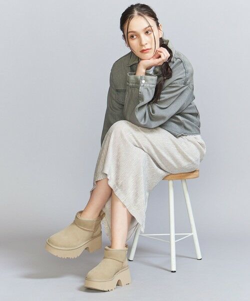 BEAUTY&YOUTH UNITED ARROWS / ビューティー&ユース ユナイテッドアローズ ブーツ（ショート丈） | 【国内EXCLUSIVE】＜UGG＞クラッシック ウルトラミニ ニューハイツ ブーツ | 詳細3