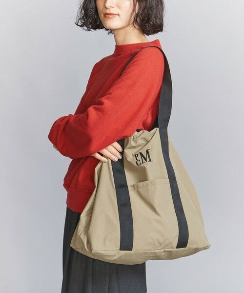 BEAUTY&YOUTH UNITED ARROWS / ビューティー&ユース ユナイテッドアローズ トートバッグ | ＜PARROTT CANVAS＞PCM ドロートートバッグ | 詳細1