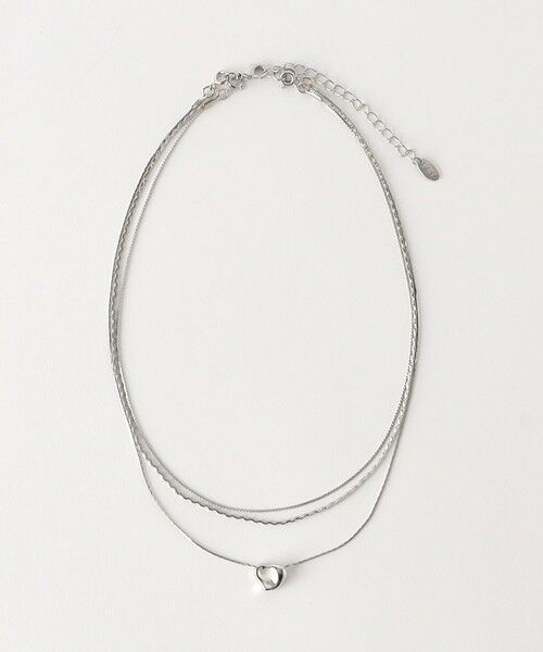 BEAUTY&YOUTH UNITED ARROWS / ビューティー&ユース ユナイテッドアローズ ネックレス・ペンダント・チョーカー | イビツ ハート 3連ネックレス | 詳細17