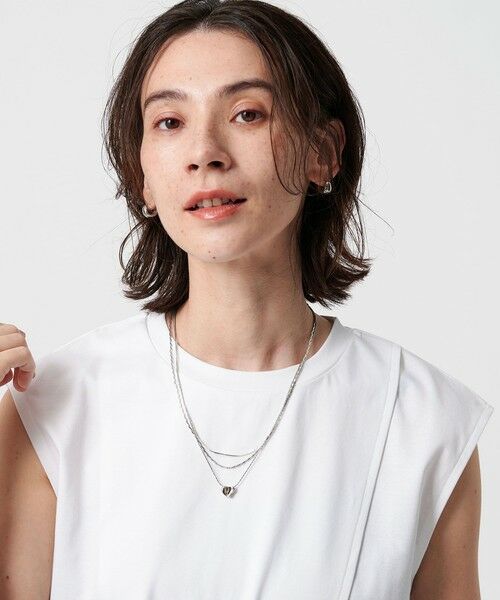 BEAUTY&YOUTH UNITED ARROWS / ビューティー&ユース ユナイテッドアローズ ネックレス・ペンダント・チョーカー | イビツ ハート 3連ネックレス | 詳細16