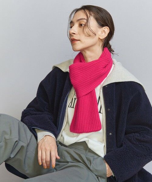 BEAUTY&YOUTH UNITED ARROWS / ビューティー&ユース ユナイテッドアローズ マフラー・ショール・スヌード・ストール | ウールカシミヤ ミニ マフラー | 詳細6