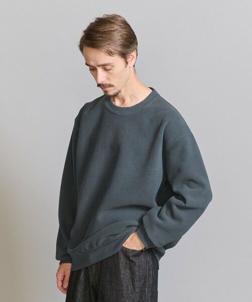 BEAUTY&YOUTH UNITED ARROWS / ビューティー&ユース ユナイテッドアローズ カットソー | フリース サーマル スウェット クルーネック | 詳細16