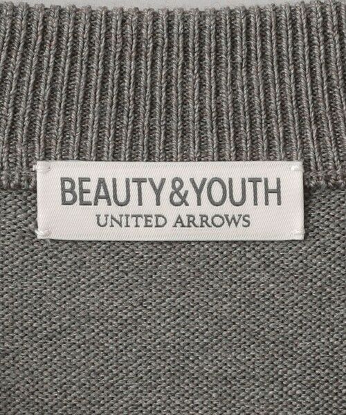 BEAUTY&YOUTH UNITED ARROWS / ビューティー&ユース ユナイテッドアローズ ニット・セーター | ハイブリッド ウール フォルム ジップ クルーネック ニット | 詳細19