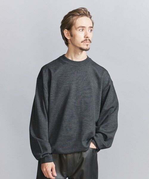 BEAUTY&YOUTH UNITED ARROWS / ビューティー&ユース ユナイテッドアローズ ニット・セーター | ハイブリッド ウール フォルム クルーネック ニット | 詳細3