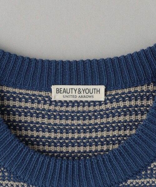 BEAUTY&YOUTH UNITED ARROWS / ビューティー&ユース ユナイテッドアローズ ニット・セーター | レトロ パターン クルーネック ニット | 詳細27