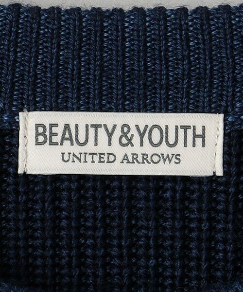 BEAUTY&YOUTH UNITED ARROWS / ビューティー&ユース ユナイテッドアローズ ニット・セーター | フェード アゼ クルーネック ニット -ウォッシャブル- | 詳細25