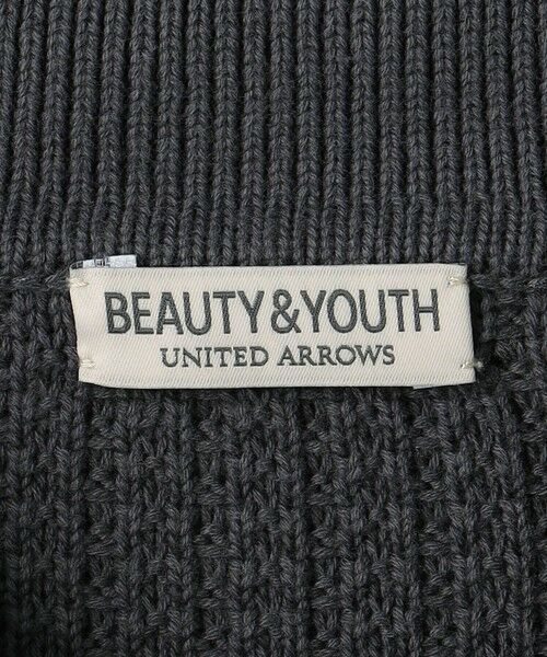 BEAUTY&YOUTH UNITED ARROWS / ビューティー&ユース ユナイテッドアローズ ニット・セーター | グリッド アゼ 3B ポロニット | 詳細20