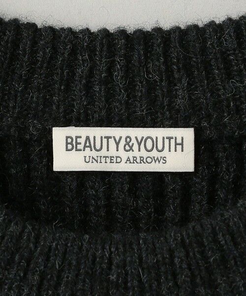 BEAUTY&YOUTH UNITED ARROWS / ビューティー&ユース ユナイテッドアローズ ニット・セーター | 5ゲージ アゼ ゲーム クルーネック ニット | 詳細13