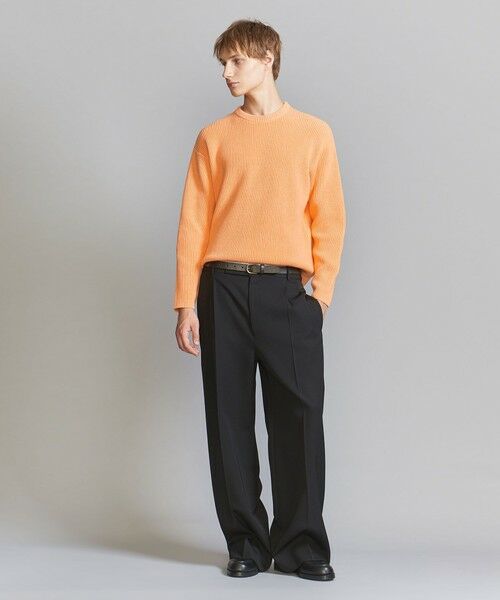 BEAUTY&YOUTH UNITED ARROWS / ビューティー&ユース ユナイテッドアローズ ニット・セーター | 【WEB限定】ウォッシャブル アゼ ニット Tシャツ | 詳細29