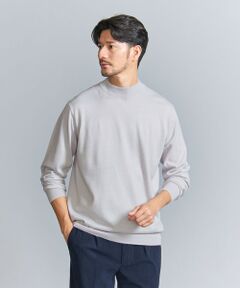 【WEB限定 WARDROBE SMART】マシーンウォッシャブル ウールミックス ジャケット クルーネック