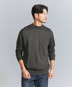 【WEB限定 WARDROBE SMART】マシーンウォッシャブル ウールミックス ジャケット クルーネック