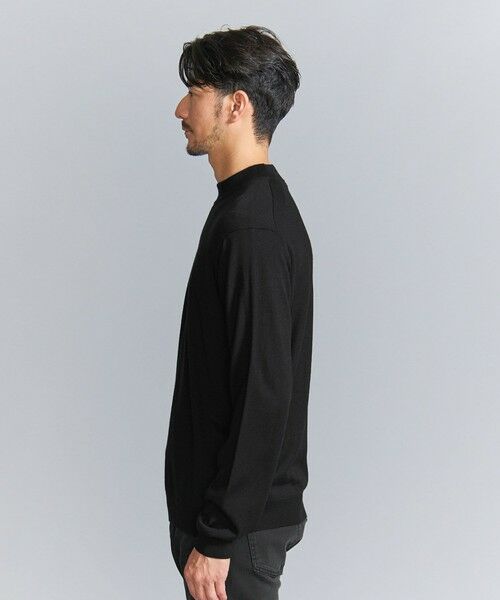 BEAUTY&YOUTH UNITED ARROWS / ビューティー&ユース ユナイテッドアローズ ニット・セーター | 【WEB限定 WARDROBE SMART】マシーンウォッシャブル ウールミックス ジャケット クルーネック | 詳細4