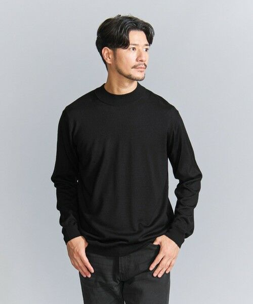 BEAUTY&YOUTH UNITED ARROWS / ビューティー&ユース ユナイテッドアローズ ニット・セーター | 【WEB限定 WARDROBE SMART】マシーンウォッシャブル ウールミックス ジャケット クルーネック | 詳細2