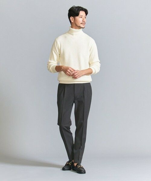 BEAUTY&YOUTH UNITED ARROWS / ビューティー&ユース ユナイテッドアローズ ニット・セーター | 【WEB限定 WARDROBE SMART】マシーンウォッシャブル ウールミックス アゼ タートルネック | 詳細5