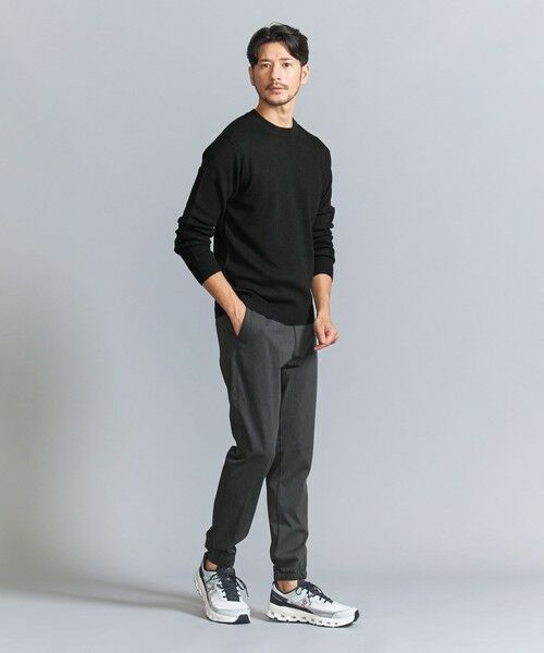 BEAUTY&YOUTH UNITED ARROWS / ビューティー&ユース ユナイテッドアローズ ニット・セーター | 【WEB限定 WARDROBE SMART】マシーンウォッシャブル ウールミックス アゼ クルーネック | 詳細4