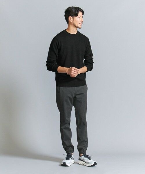 BEAUTY&YOUTH UNITED ARROWS / ビューティー&ユース ユナイテッドアローズ ニット・セーター | 【WEB限定 WARDROBE SMART】マシーンウォッシャブル ウールミックス アゼ クルーネック | 詳細5