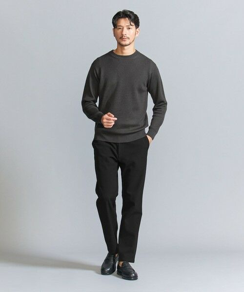 BEAUTY&YOUTH UNITED ARROWS / ビューティー&ユース ユナイテッドアローズ ニット・セーター | 【WEB限定 WARDROBE SMART】マシーンウォッシャブル ウールミックス アゼ クルーネック | 詳細12