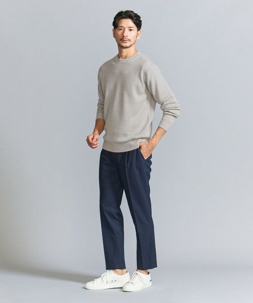 BEAUTY&YOUTH UNITED ARROWS / ビューティー&ユース ユナイテッドアローズ ニット・セーター | 【WEB限定 WARDROBE SMART】マシーンウォッシャブル ウールミックス アゼ クルーネック | 詳細16