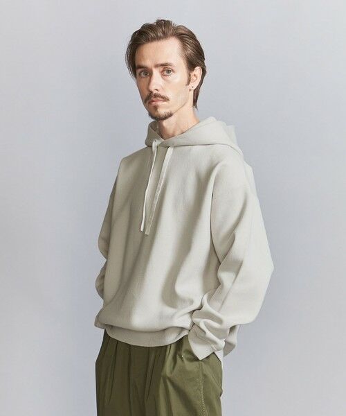 BEAUTY&YOUTH UNITED ARROWS / ビューティー&ユース ユナイテッドアローズ ニット・セーター | ミラノリブ ニット スウェット パーカ ‐ウォッシャブル‐ | 詳細11