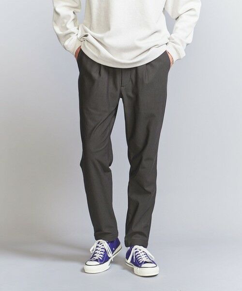 BEAUTY&YOUTH UNITED ARROWS / ビューティー&ユース ユナイテッドアローズ その他パンツ | パーフェクトストレッチ 1プリーツ テーパード イージーパンツ | 詳細16