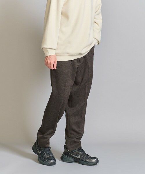 BEAUTY&YOUTH UNITED ARROWS / ビューティー&ユース ユナイテッドアローズ その他パンツ | トリコチンツイル 1プリーツ テーパード パンツ | 詳細25