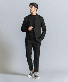 【WEB限定 WARDROBE SMART】DELEGANT サキソニー セットアップ/ジャケット＆イージーパンツ