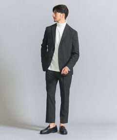 【WEB限定 WARDROBE SMART】DELEGANT サキソニー セットアップ/ジャケット＆イージーパンツ