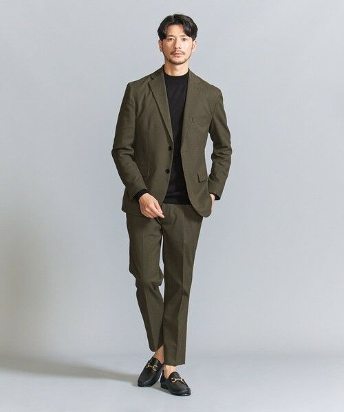 BEAUTY&YOUTH UNITED ARROWS / ビューティー&ユース ユナイテッドアローズ セットアップ | 【WEB限定 WARDROBE SMART】DELEGANT サキソニー セットアップ/ジャケット＆イージーパンツ | 詳細12