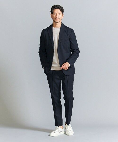 BEAUTY&YOUTH UNITED ARROWS / ビューティー&ユース ユナイテッドアローズ セットアップ | 【WEB限定 WARDROBE SMART】DELEGANT サキソニー セットアップ/ジャケット＆イージーパンツ | 詳細15