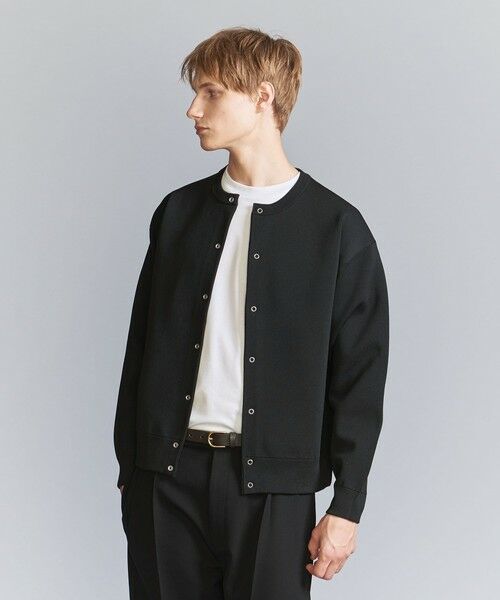 BEAUTY&YOUTH UNITED ARROWS / ビューティー&ユース ユナイテッドアローズ カーディガン・ボレロ | 【WEB限定】テックミラノ スナップボタン カーディガン | 詳細1