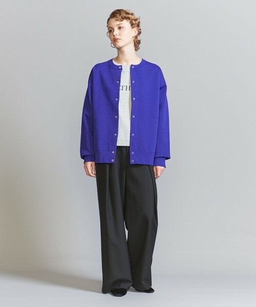 BEAUTY&YOUTH UNITED ARROWS / ビューティー&ユース ユナイテッドアローズ カーディガン・ボレロ | 【WEB限定】テックミラノ スナップボタン カーディガン | 詳細23