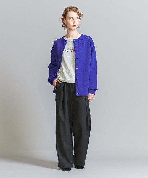 BEAUTY&YOUTH UNITED ARROWS / ビューティー&ユース ユナイテッドアローズ カーディガン・ボレロ | 【WEB限定】テックミラノ スナップボタン カーディガン | 詳細25