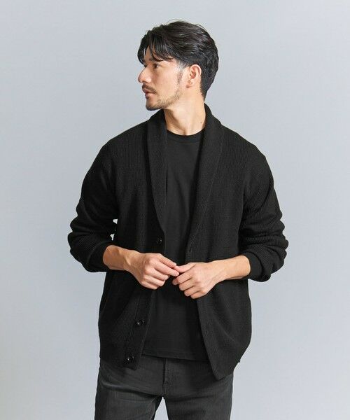 BEAUTY&YOUTH UNITED ARROWS / ビューティー&ユース ユナイテッドアローズ カーディガン・ボレロ | 【WEB限定 WARDROBE SMART】ウォッシャブル ショールカラー カーディガン | 詳細2