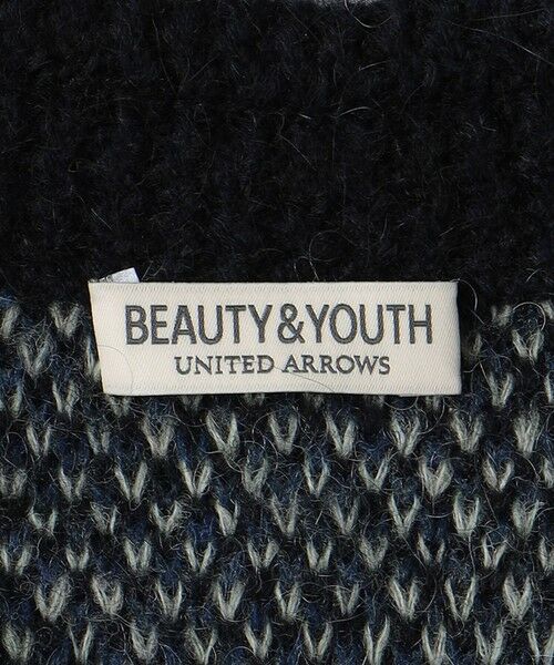 BEAUTY&YOUTH UNITED ARROWS / ビューティー&ユース ユナイテッドアローズ カーディガン・ボレロ | シャギー チェック  Vネック カーディガン | 詳細10