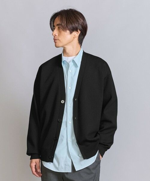 BEAUTY&YOUTH UNITED ARROWS / ビューティー&ユース ユナイテッドアローズ カーディガン・ボレロ | HI-LINE ウール スムース カーディガン ‐ウォッシャブル‐ | 詳細1