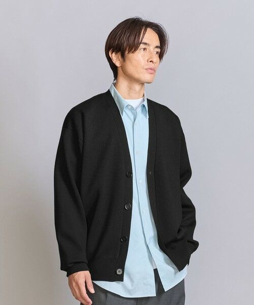 BEAUTY&YOUTH UNITED ARROWS / ビューティー&ユース ユナイテッドアローズ カーディガン・ボレロ | HI-LINE ウール スムース カーディガン ‐ウォッシャブル‐ | 詳細2