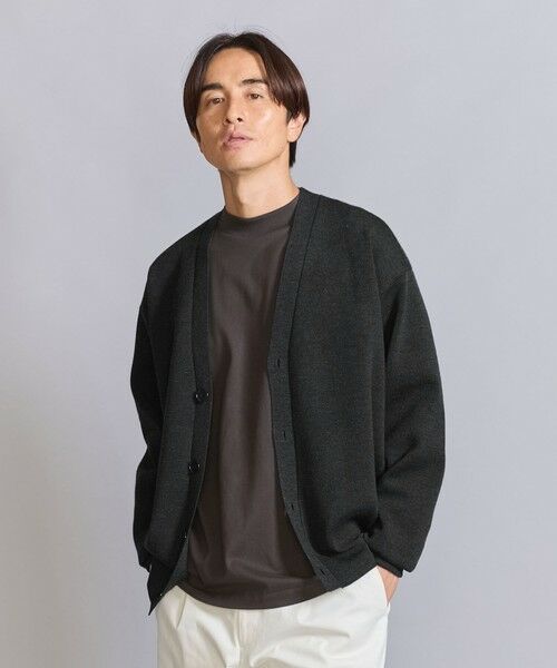 BEAUTY&YOUTH UNITED ARROWS / ビューティー&ユース ユナイテッドアローズ カーディガン・ボレロ | HI-LINE ウール スムース カーディガン | 詳細7