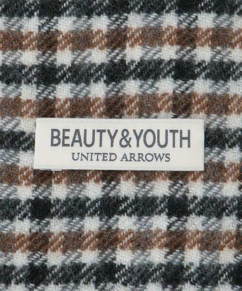 BEAUTY&YOUTH UNITED ARROWS / ビューティー&ユース ユナイテッドアローズ マフラー・ショール・スヌード・ストール | ガンクラブ チェック マフラー | 詳細3